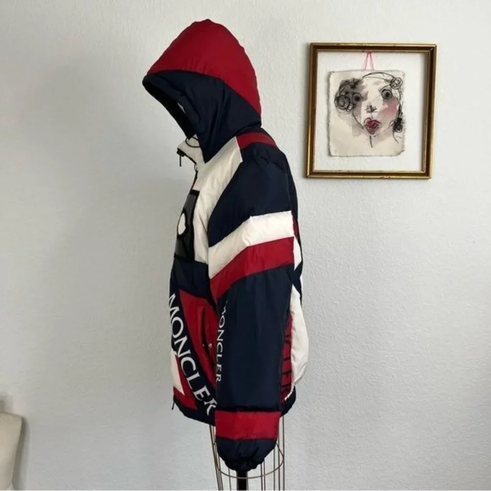 MONCLER GENIUS 5 Moncler Craig Red White & Blue Down Plunger Jacket - Picture 8 of 14